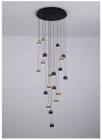 Thumbnail for black crystal light fixture