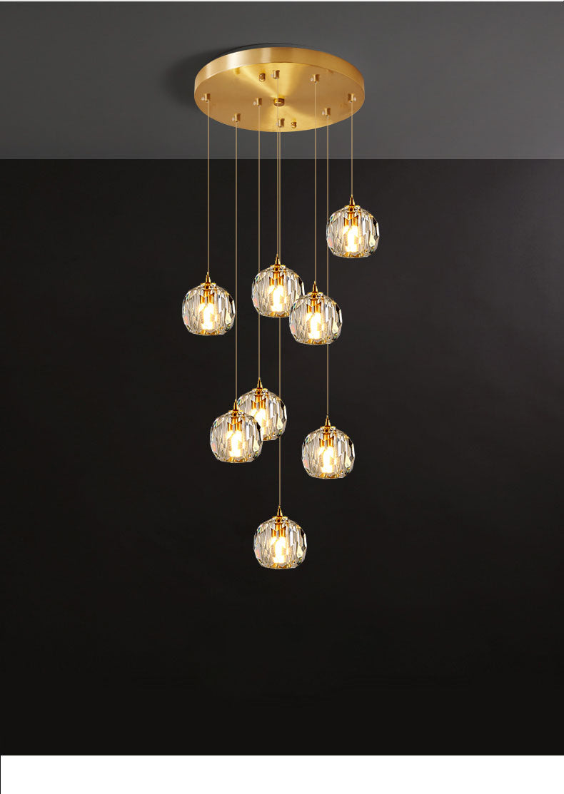 large crystal chandelier