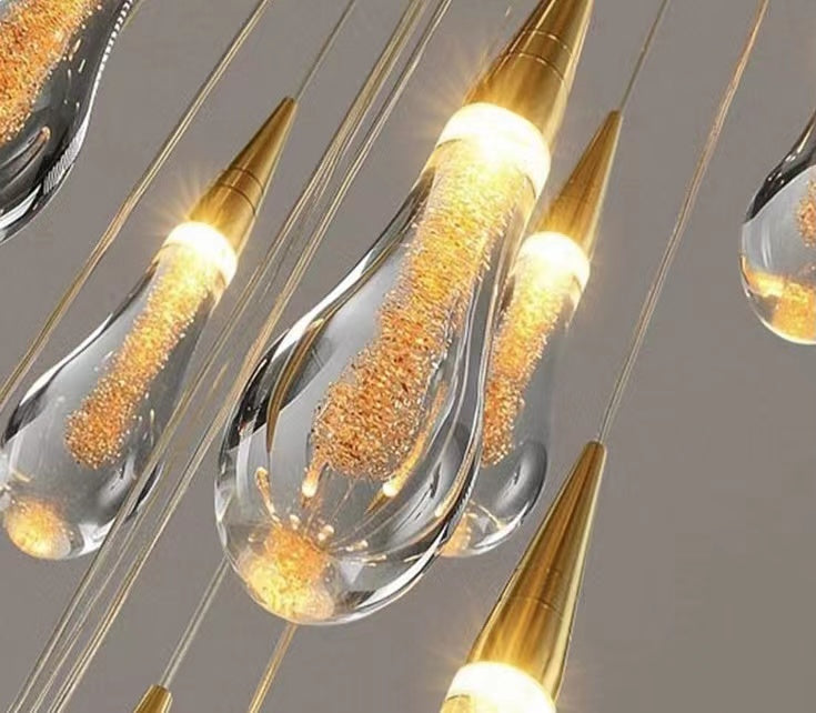 meteors crystal chandelier lighting
