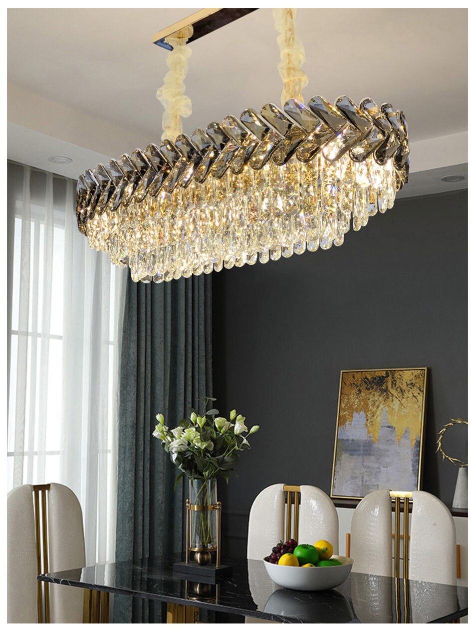 Cubique Chevron Chandelier