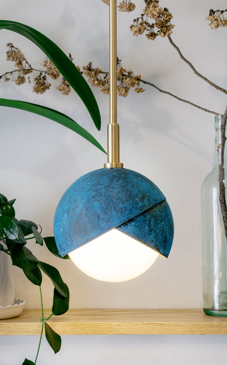 bubble globe chandelier