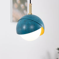 Thumbnail for glass pendant light
