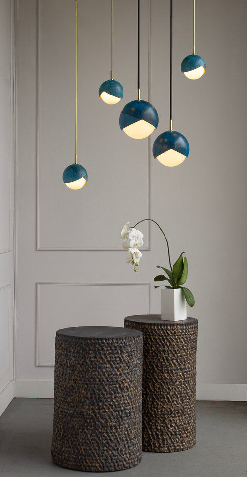 glass bubble chandeliers
