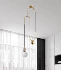 Thumbnail for glass bubble chandelier dining room