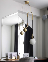Thumbnail for glass bubble light fixture