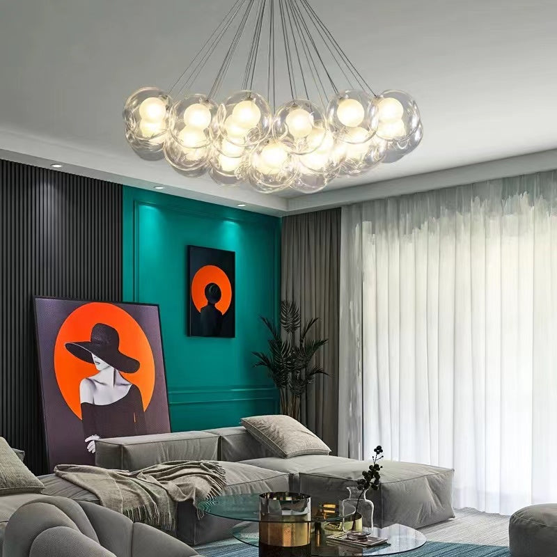 bubble chandelier light