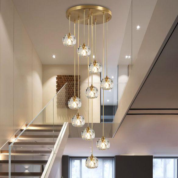 brass chandelier modern 