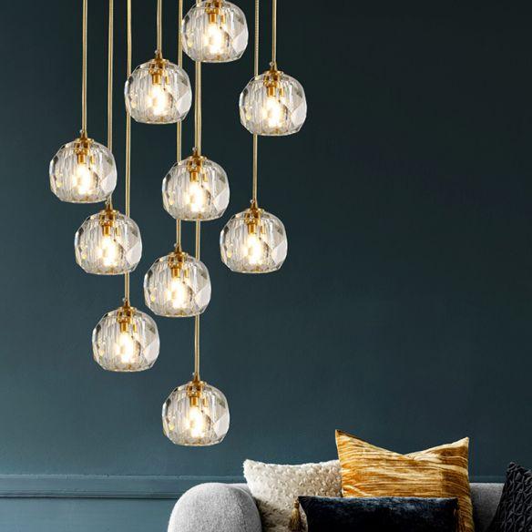 gold chandelier modern