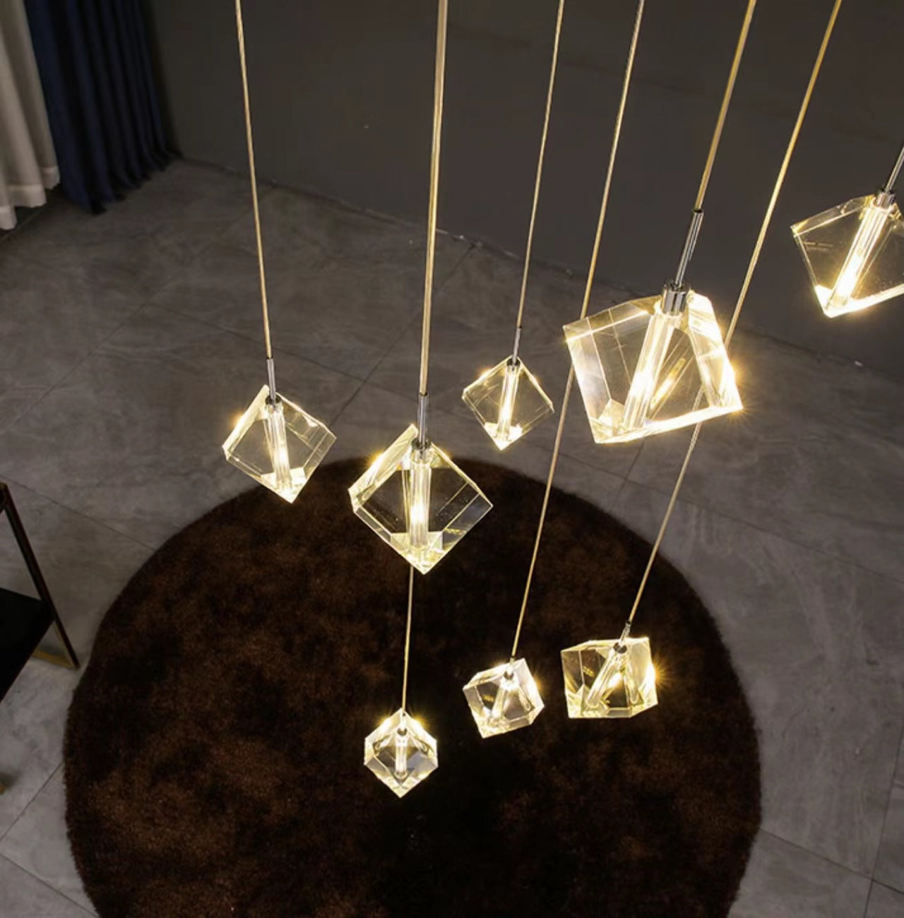 modern crystal chandelier