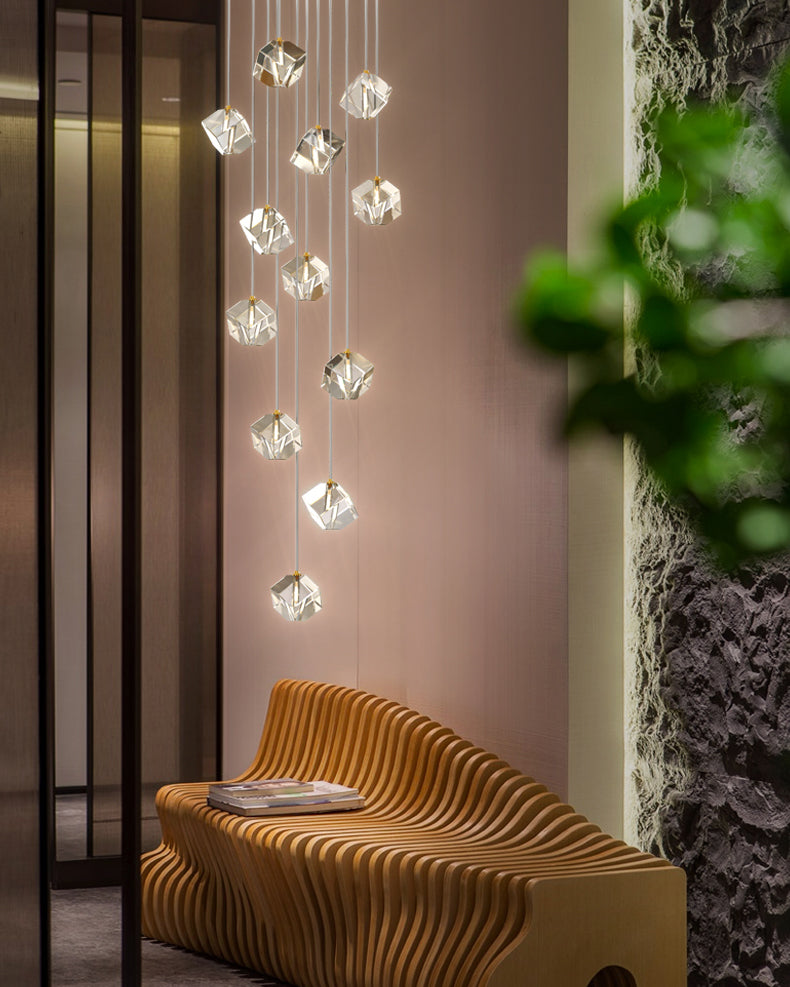 modern crystal chandelier