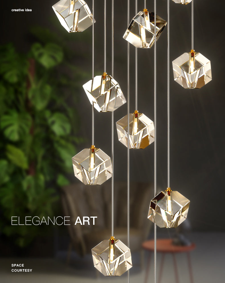 foyer chandelier modern