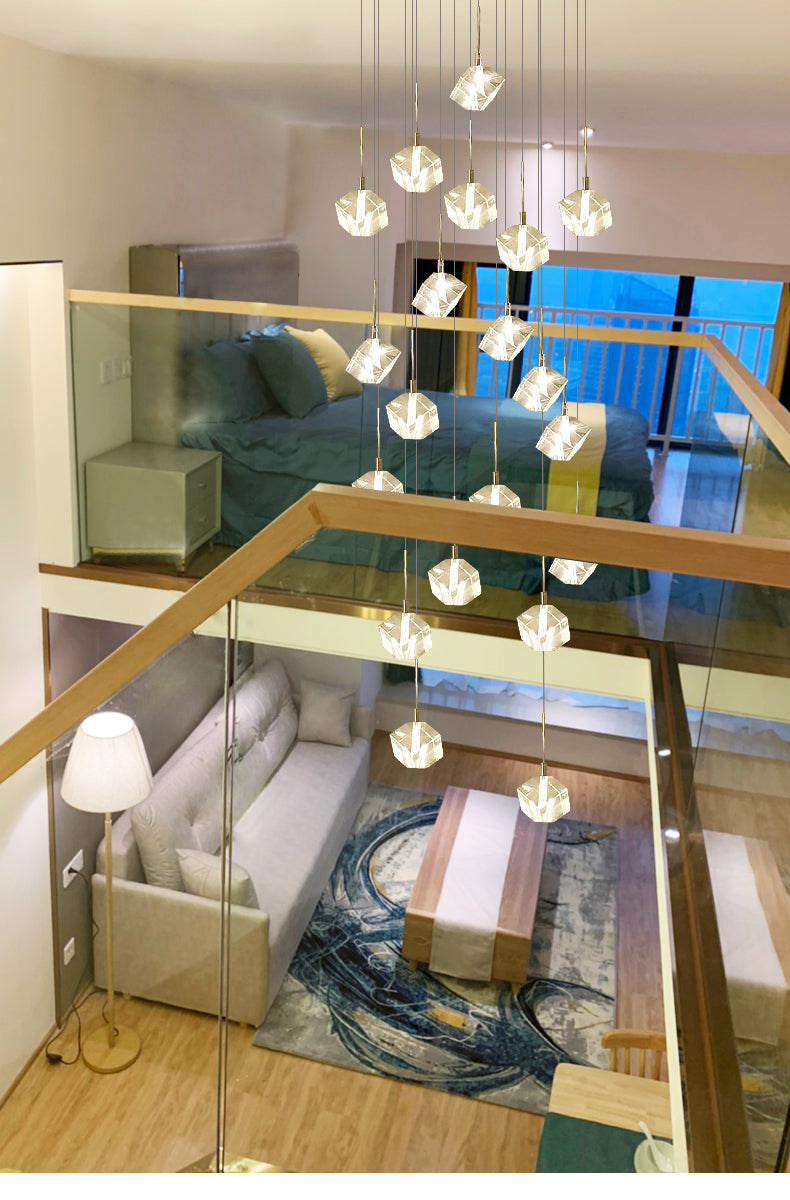 Ice Cube Villa Chandelier