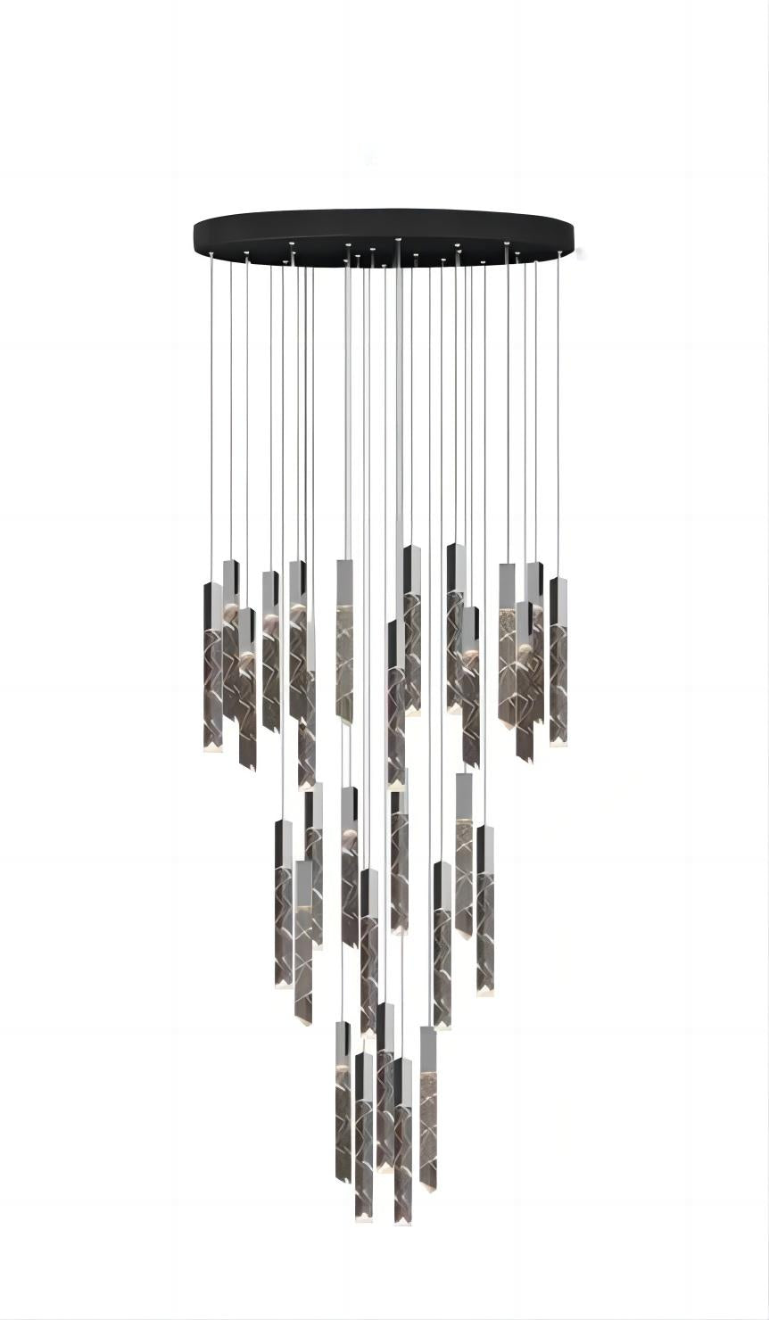 black crystal chandelier