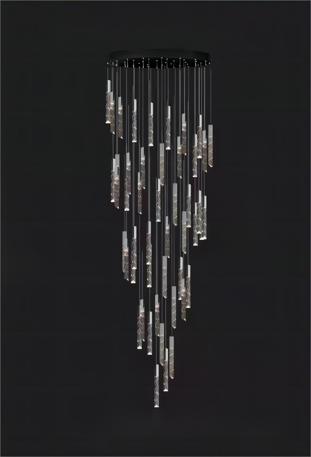pendant crystal light
