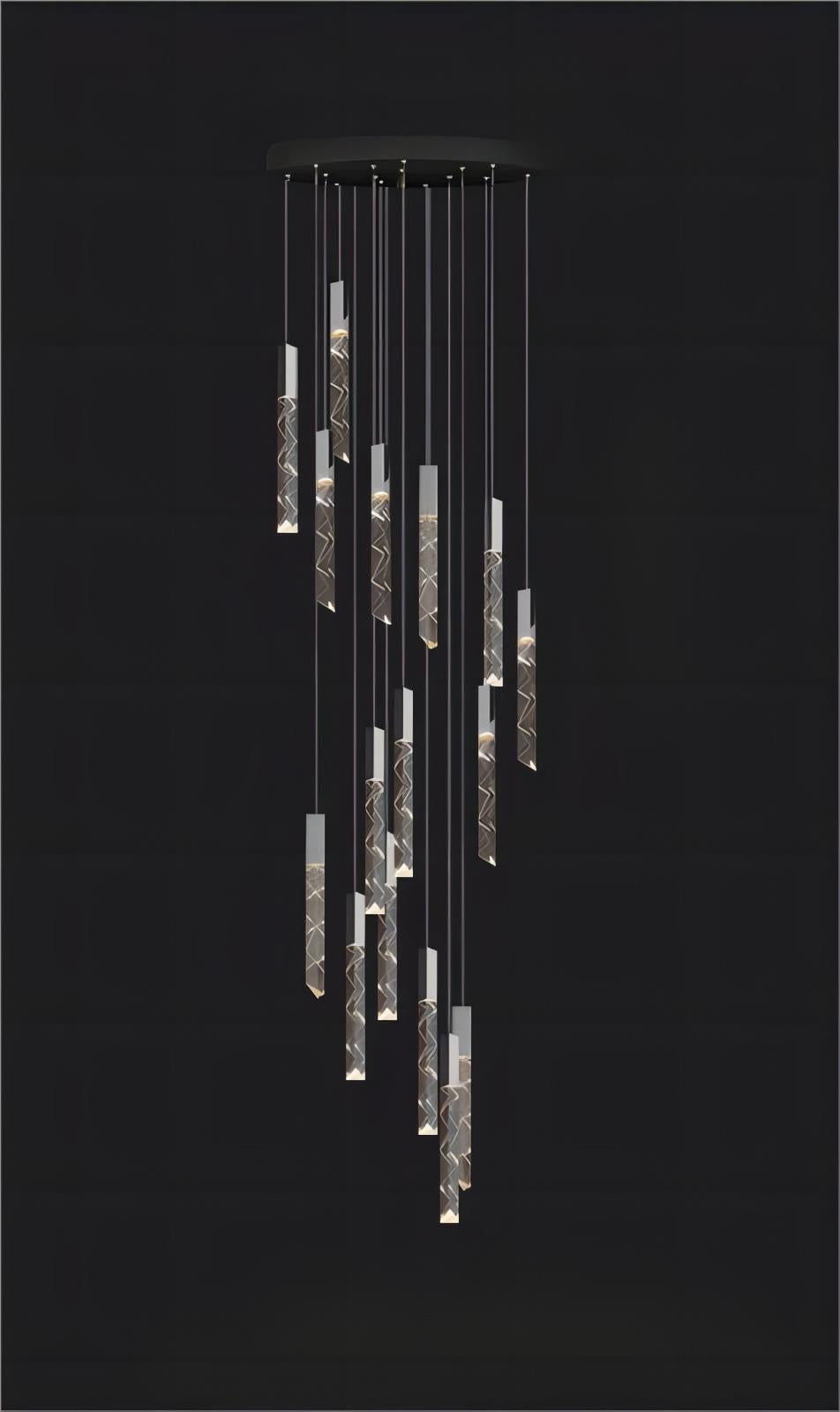 modern crystal chandelier