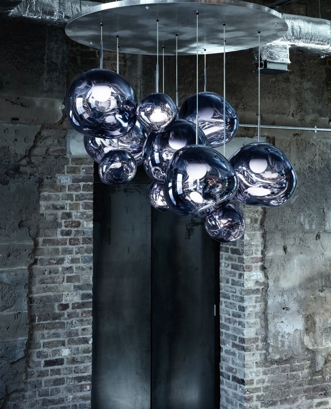 glass chandelier