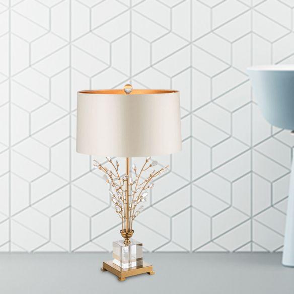 Leaf crystal lamp