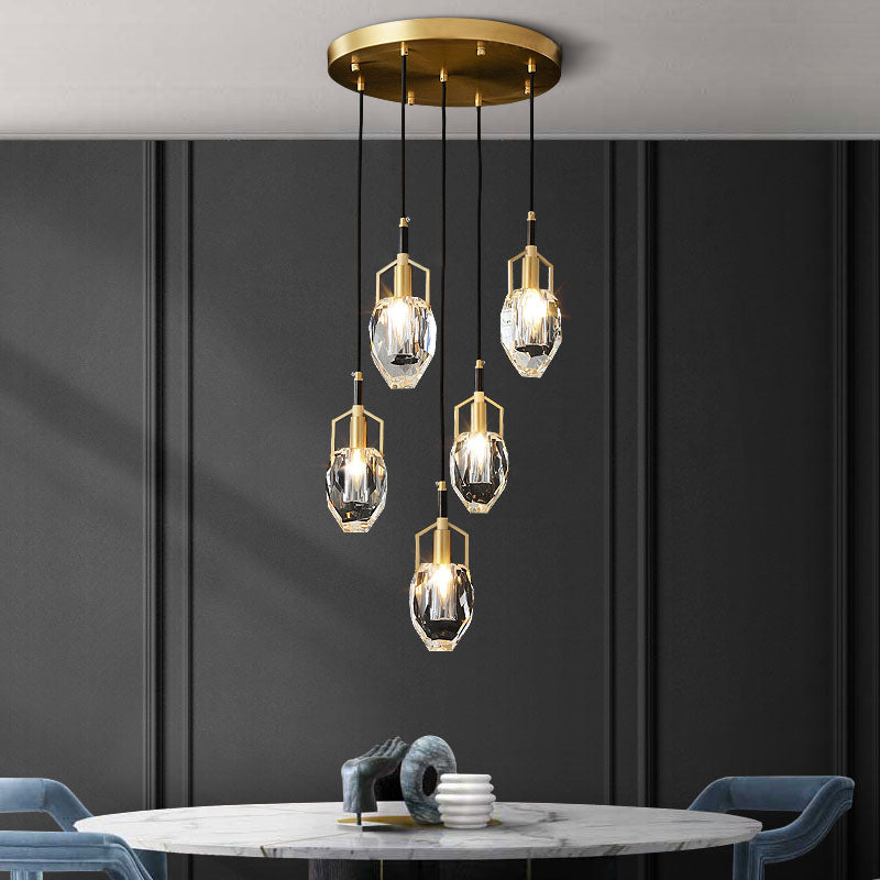 modern crystal chandelier