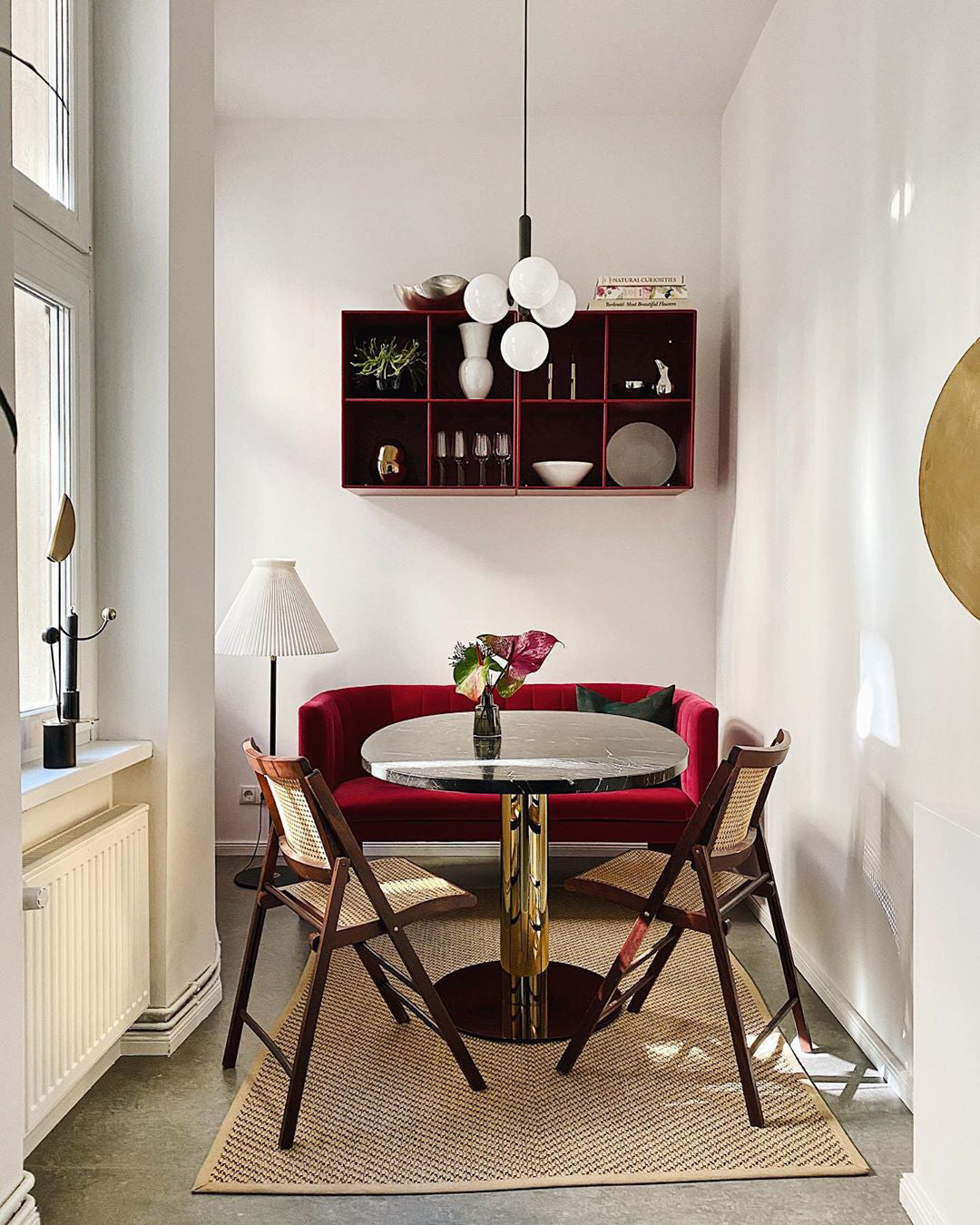 white chandelier