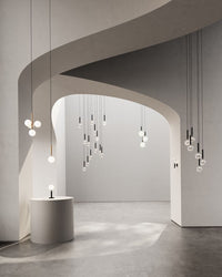 Thumbnail for glass bubble light fixture