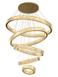 Thumbnail for Light Luxury Crystal Ring Chandelier