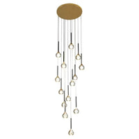 Thumbnail for clear glass ball chandelier