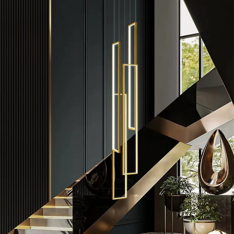 gold chandelier modern