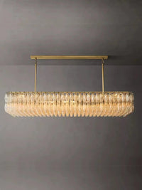 Thumbnail for Light Luxury Stainless Steel Glass Crystal Chandelier