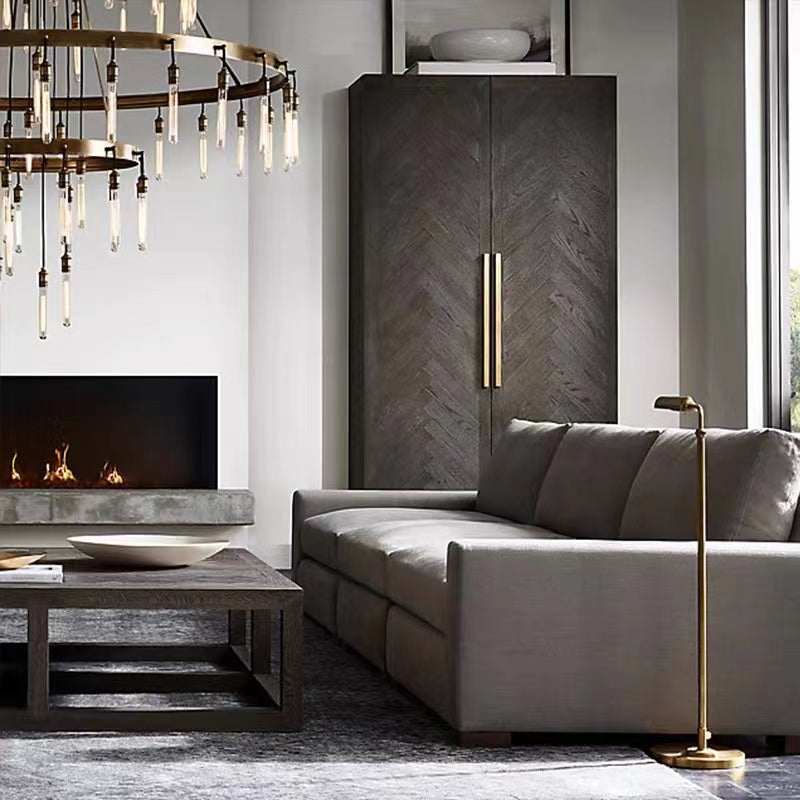 Brushed Nickel Chandelier Classic Vintage Pendant