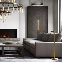 Thumbnail for Brushed Nickel Chandelier Classic Vintage Pendant