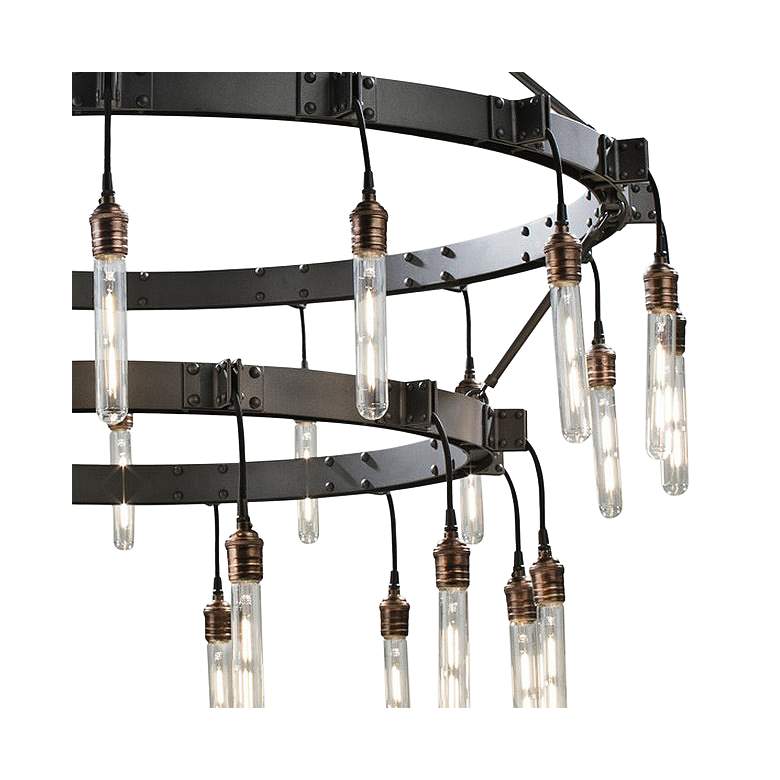 Brushed Nickel Chandelier Classic Vintage Pendant