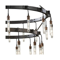 Thumbnail for Brushed Nickel Chandelier Classic Vintage Pendant