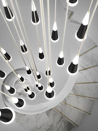 Thumbnail for 2-Story Foyer Pendant Meteor Light Staircase Chandelier