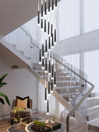 Thumbnail for 2-Story Foyer Pendant Meteor Light Staircase Chandelier