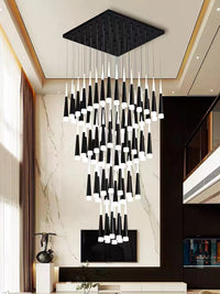Thumbnail for 2-Story Foyer Pendant Meteor Light Staircase Chandelier