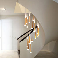 Thumbnail for 2-Story Foyer Pendant Meteor Light Staircase Chandelier