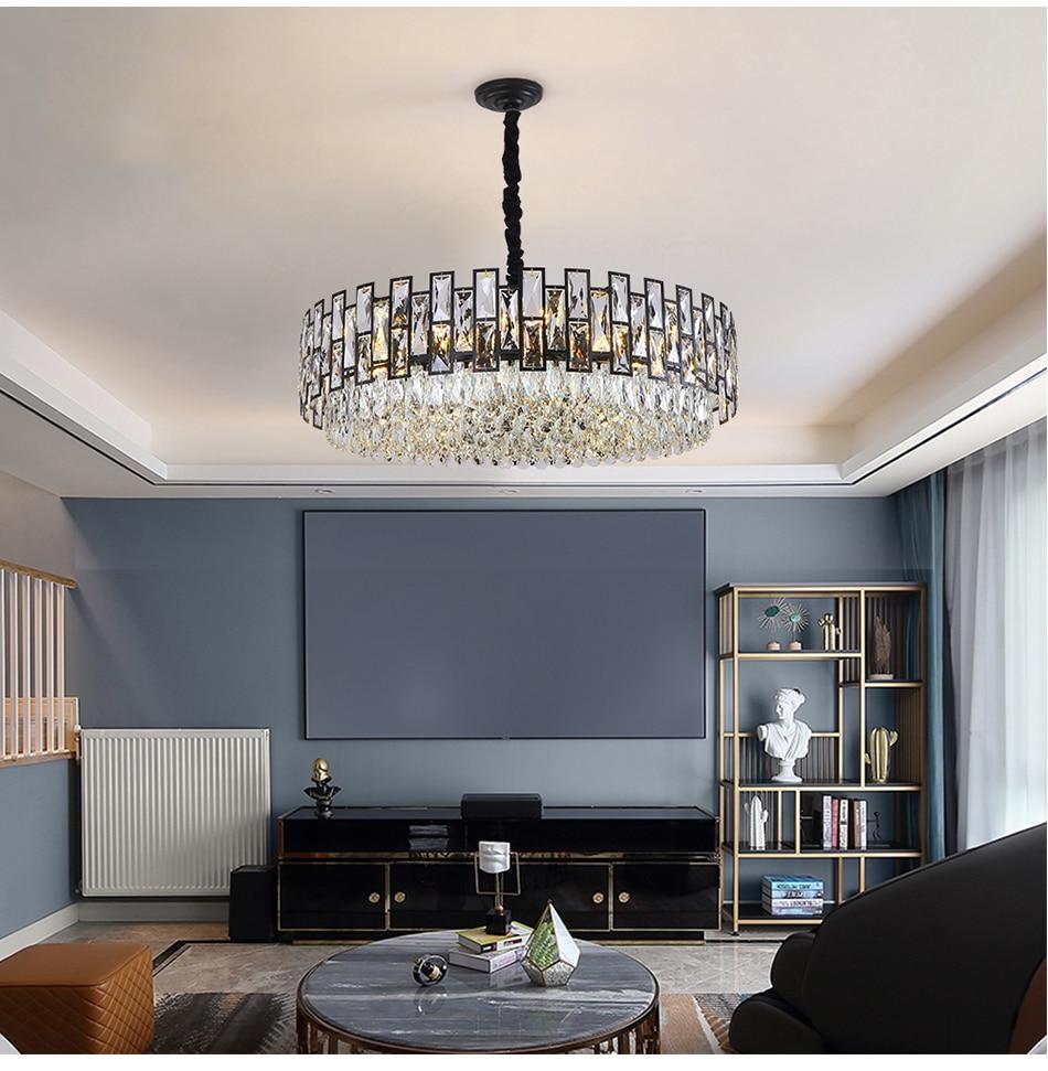 modern crystal chandelier