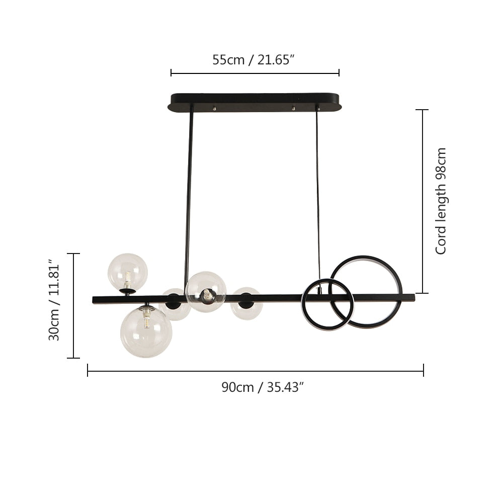 Modern Dining Room Bar Chandelier