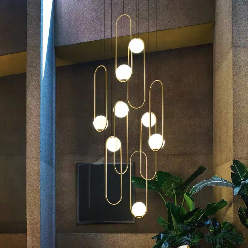 gold chandelier modern
