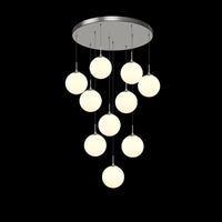 Thumbnail for Frosted Modern Bubble Ball Pendant Foyer Chandelier