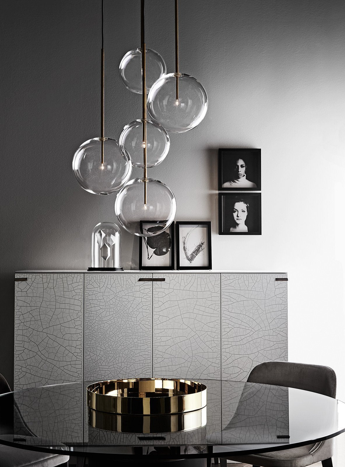 bubbles chandelier