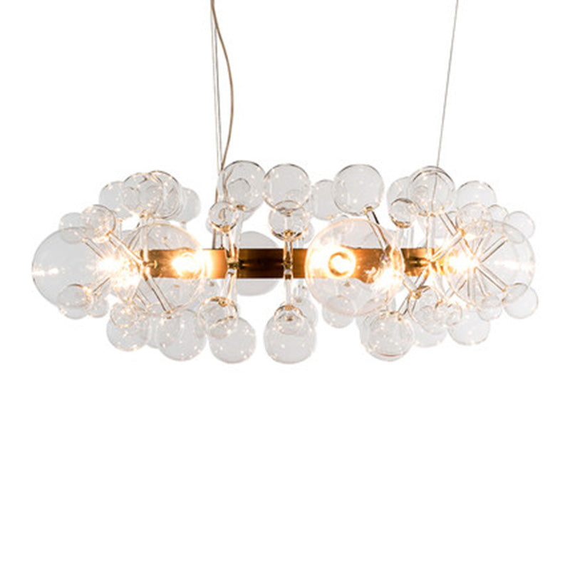 glass bubble chandelier