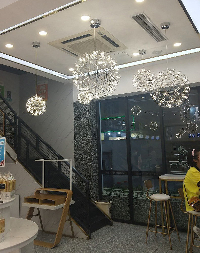 contemporary bubble chandelier