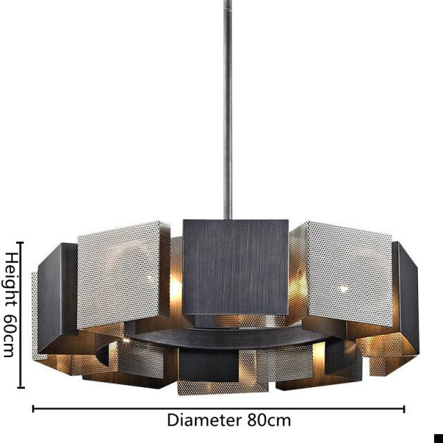 Nordic Minimalist Round Chandelier