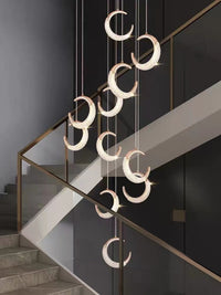 Thumbnail for glass pendant light