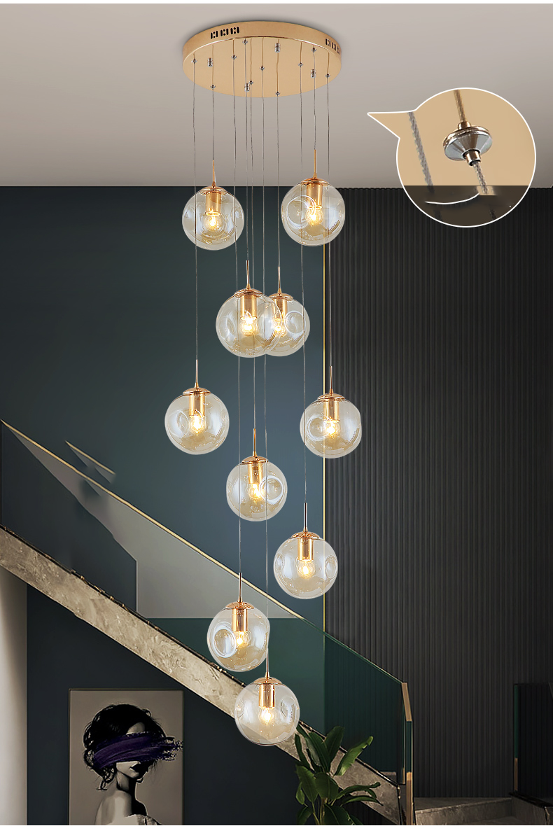 bubble ball chandelier 