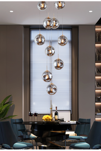 Thumbnail for glass globe chandelier
