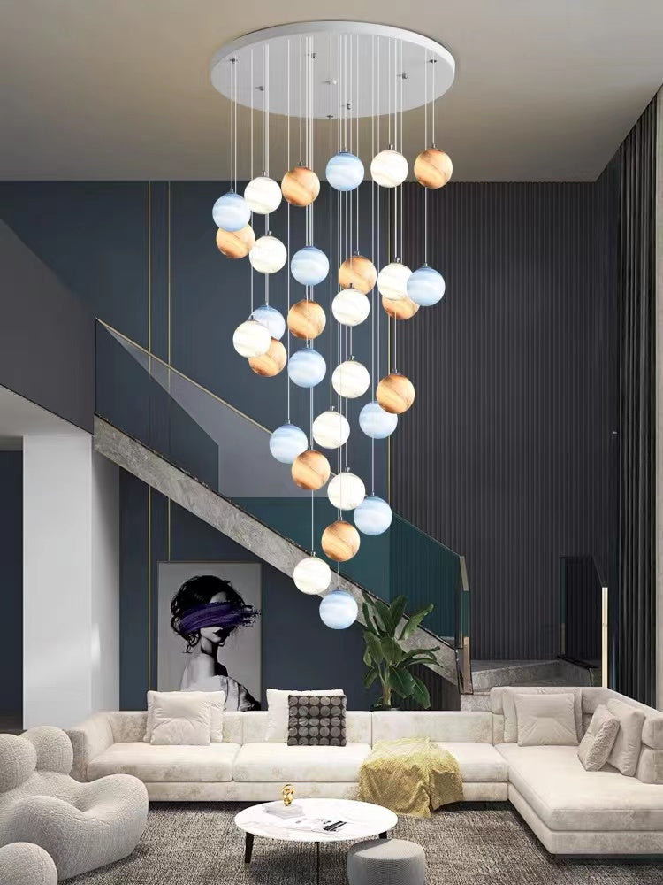 white chandelier