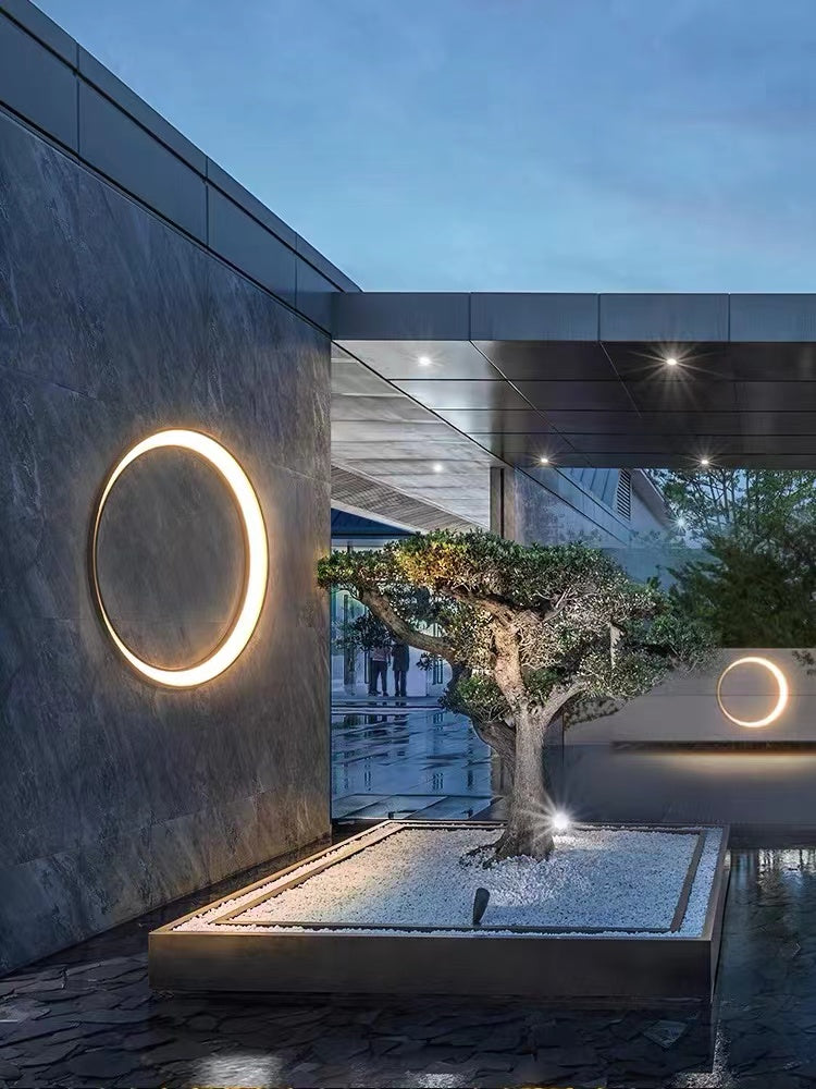Outdoor Waterproof Solar Moon Decorative Light