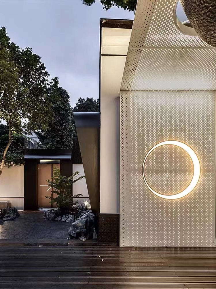 Outdoor Waterproof Solar Moon Decorative Light